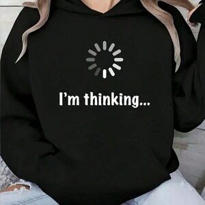 Black Graphic Hoodie